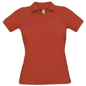 B&C CGPW455 - Polo Safran donna Rosso