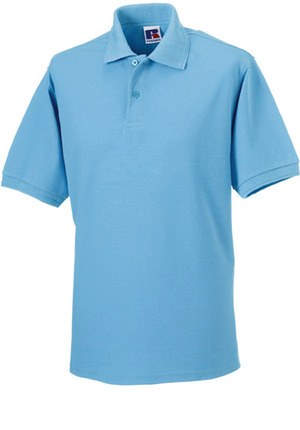 Russell RU599M - Polo piqué resistente:misure extra large 5XL e 6XL