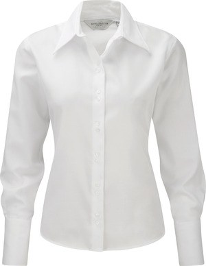 Russell Collection RU956F - Camicia donna Ultimate maniche lunghe non-stiro