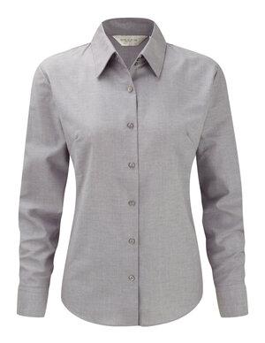 Russell Collection J932F - DONNA  Camicia Oxford easycare a manica lunga