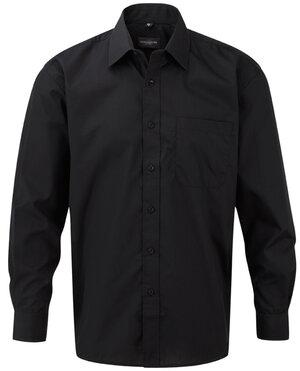 Russell Collection R-934M-0 - Camicia uomo popeline maniche lunghe