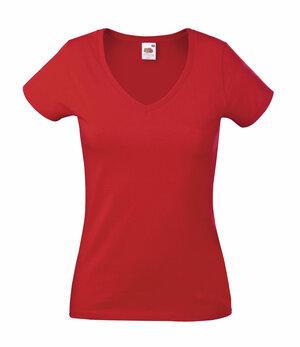 Fruit of the Loom 61-398-0 - T-shirt Lady-Fit Value Weight scollo a V