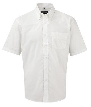 Russell Collection R-933M-0 - Camicia uomo Oxford maniche corte