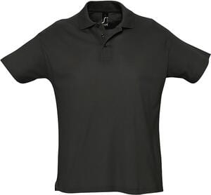 SOL'S 11342 - SUMMER II Polo Uomo Manica Corta Nero