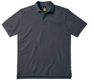 B&C Pro BC815 - Polo da uomo a maniche corte con taschino sul petto