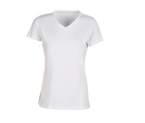 Sans Étiquette SE634 - Maglietta da donna senza etichetta con scollo a V