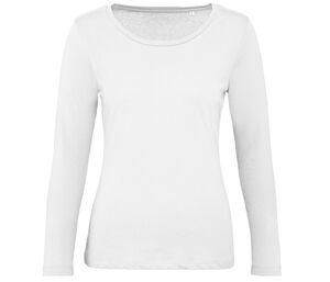 B&C BC071 - T-Shirt a manica lunga da donna 100% cotone biologico