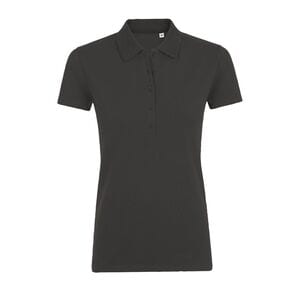 SOL'S 01709 - PHOENIX WOMEN Polo Donna Manica Corta Charcoal Melange