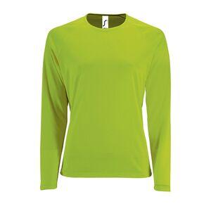 Sols 02072 - Sporty Lsl Donna T Shirt Donna Manica Lunga