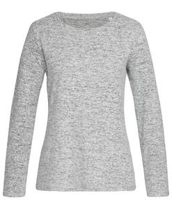 Stedman STE9180 - Maglione a manica lunga da donna KNIT Light Grey Melange