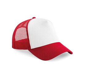 Beechfield BF640 - Cappellino Trucker americano Classic Red / White