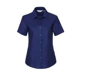 Russell Collection JZ33F - Camicia da donna in cotone Oxford