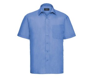 Russell Collection JZ935 - Camicia da uomo in popeline