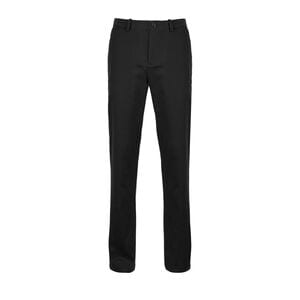 NEOBLU 03178 - Gustave Men Pantalone Chino Uomo Con Vita Elasticizzata Nero profondo