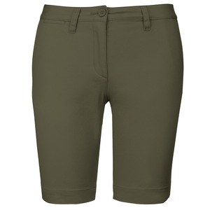 Kariban K751 - Bermuda chino da donna Light Khaki