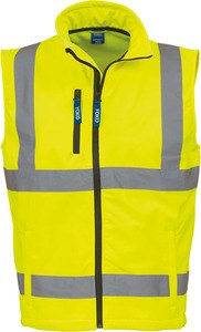 Yoko YHV006 - Gilet Softshell alta visibilità Hi Vis Yellow