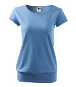 Malfini 120 - Maglietta City Donna Light Blue