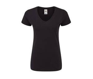 Fruit of the Loom SC155 - T-shirt da donna con scollo a V