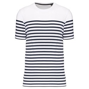 Kariban K3033 - T-shirt uomo in stile marinaro Bio girocollo