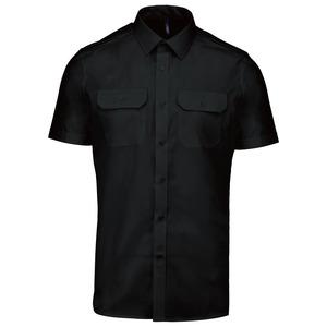 Kariban K503 - Camicia pilota uomo manica corta