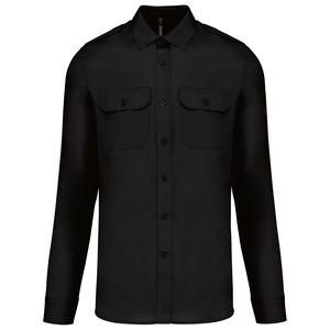 Kariban K505 - Camicia pilota uomo manica lunga