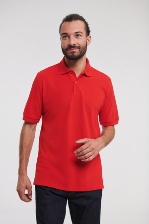 Russell RU599M - Polo piqué resistente:misure extra large 5XL e 6XL