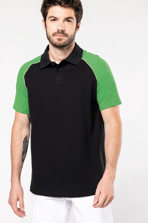 Kariban K226 - POLO BASEBALL - POLO UOMO BICOLORE