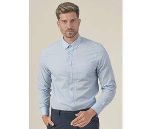 JHK JK610 - Camicia da uomo in popeline