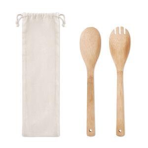 GiftRetail MO9903 - MAYEN SET Set utensili in bamboo